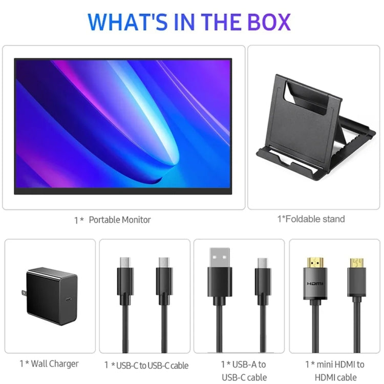 18 inch HDR 2560x1600P IPS Screen Portable Monitor, 18 inch 2.5K 18 inch HDR 2560x1600P IPS Screen Portable Monitor, 18 inch 2.5K